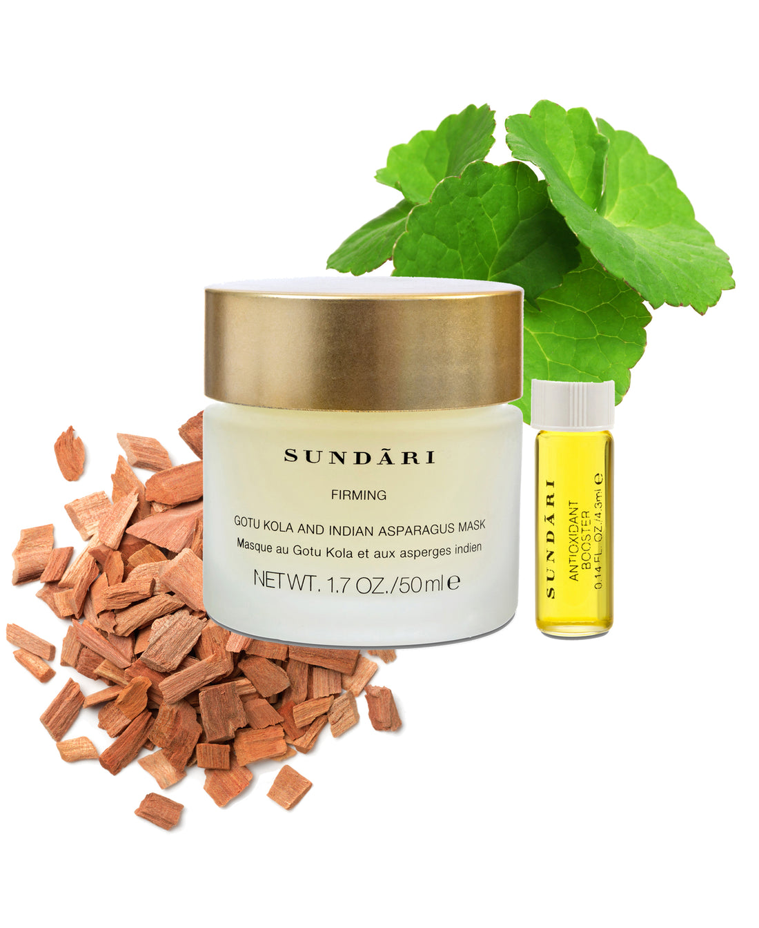 Gotu Kola and Indian Asparagus Mask - SUNDÃRI