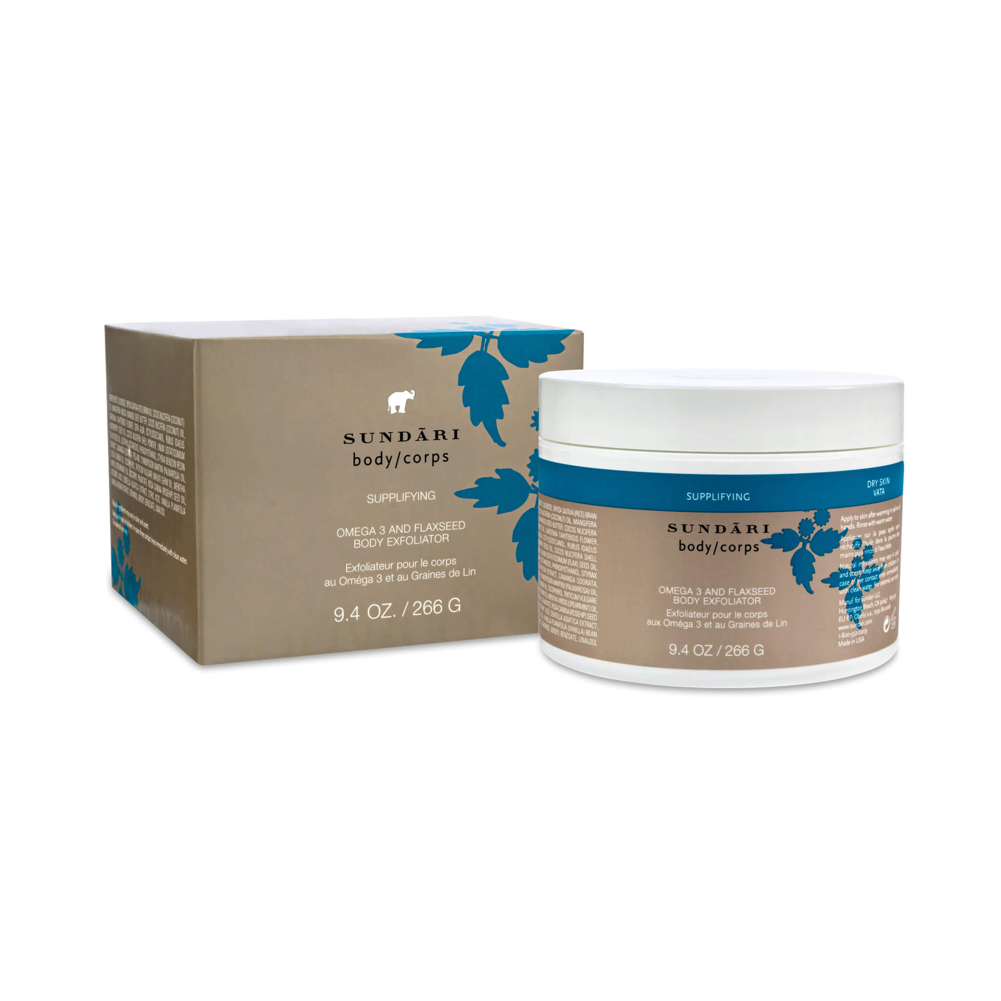 Omega 3 and Flaxseed Body Exfoliator - SUNDÃRI