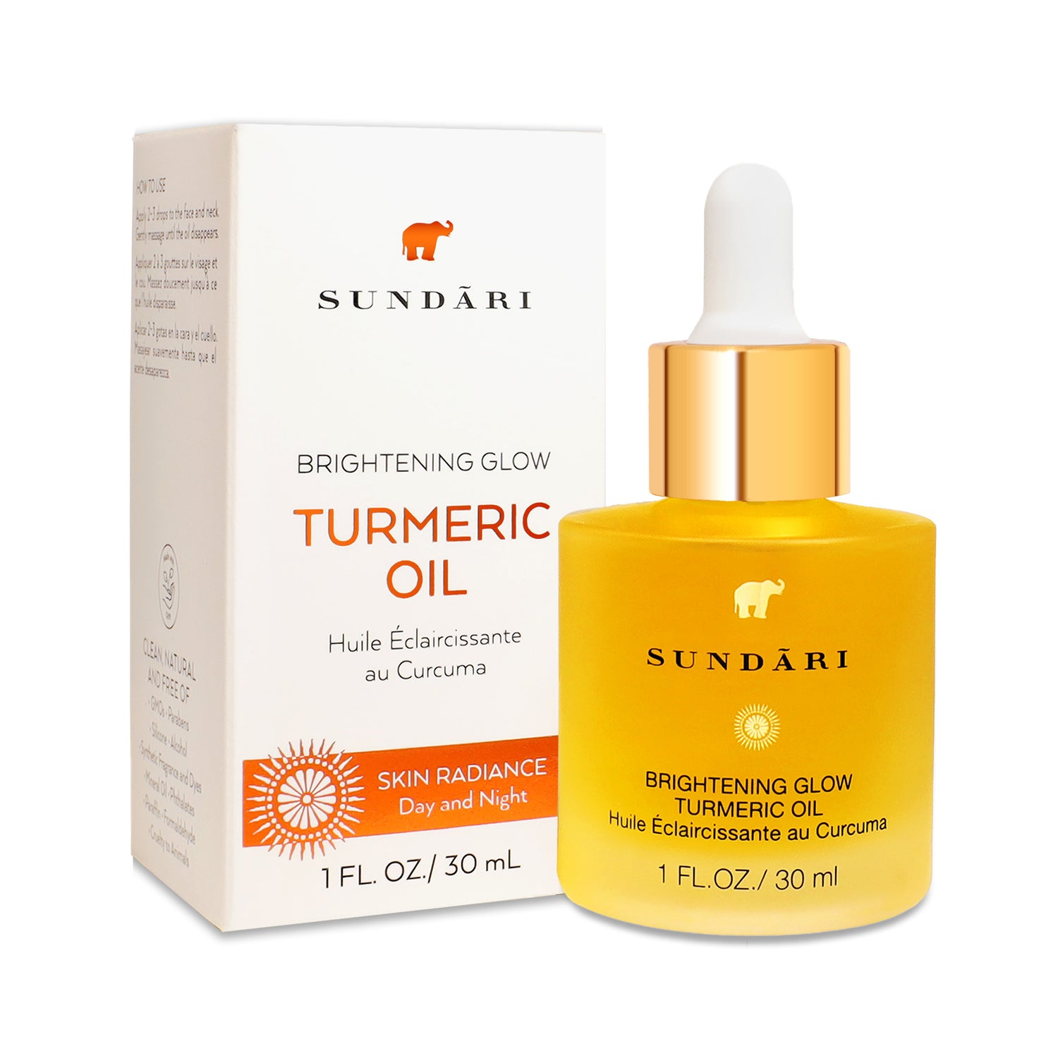 Brightening Glow Turmeric Oil - SUNDÃRI