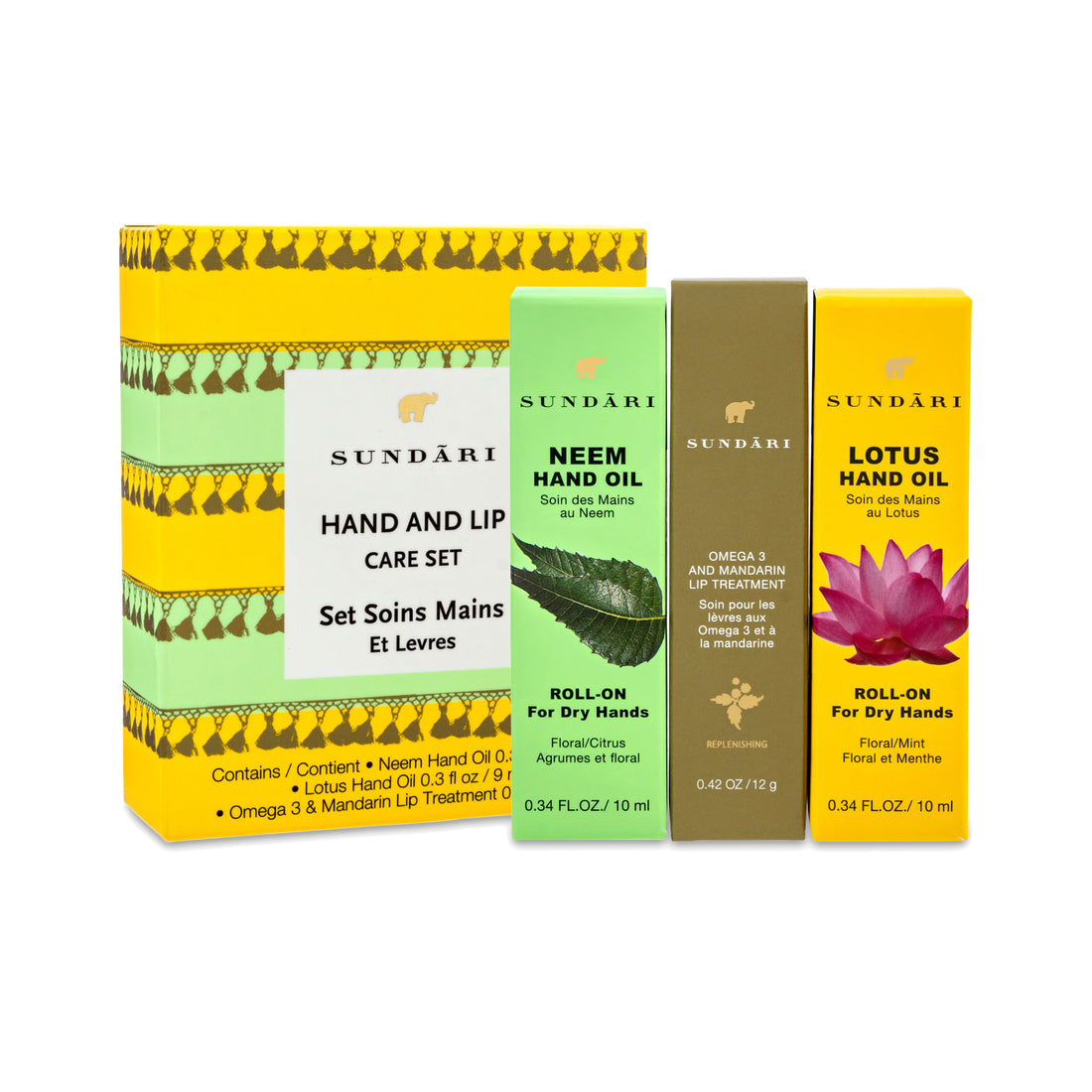 Hand and Lip Care Set - SUNDÃRI