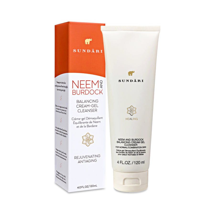 Neem and Burdock Balancing Cream-Gel Cleanser - SUNDÃRI