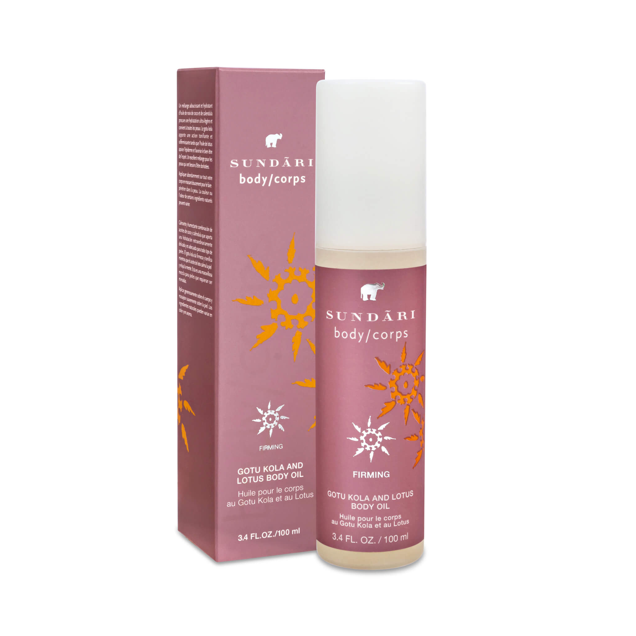 Gotu Kola and Lotus Body Oil - SUNDÃRI